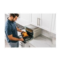 Ninja Foodi DT200EU - Versatile Electric Oven with Grill & Air Fryer - Silver/Black - Cook Delicious Meals Effortlessly!